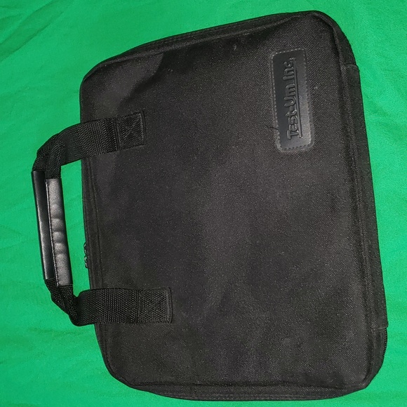 Test-Um Inc. Canvas Technician Zip-up Bag Black 12" x 10" - Picture 1 of 9